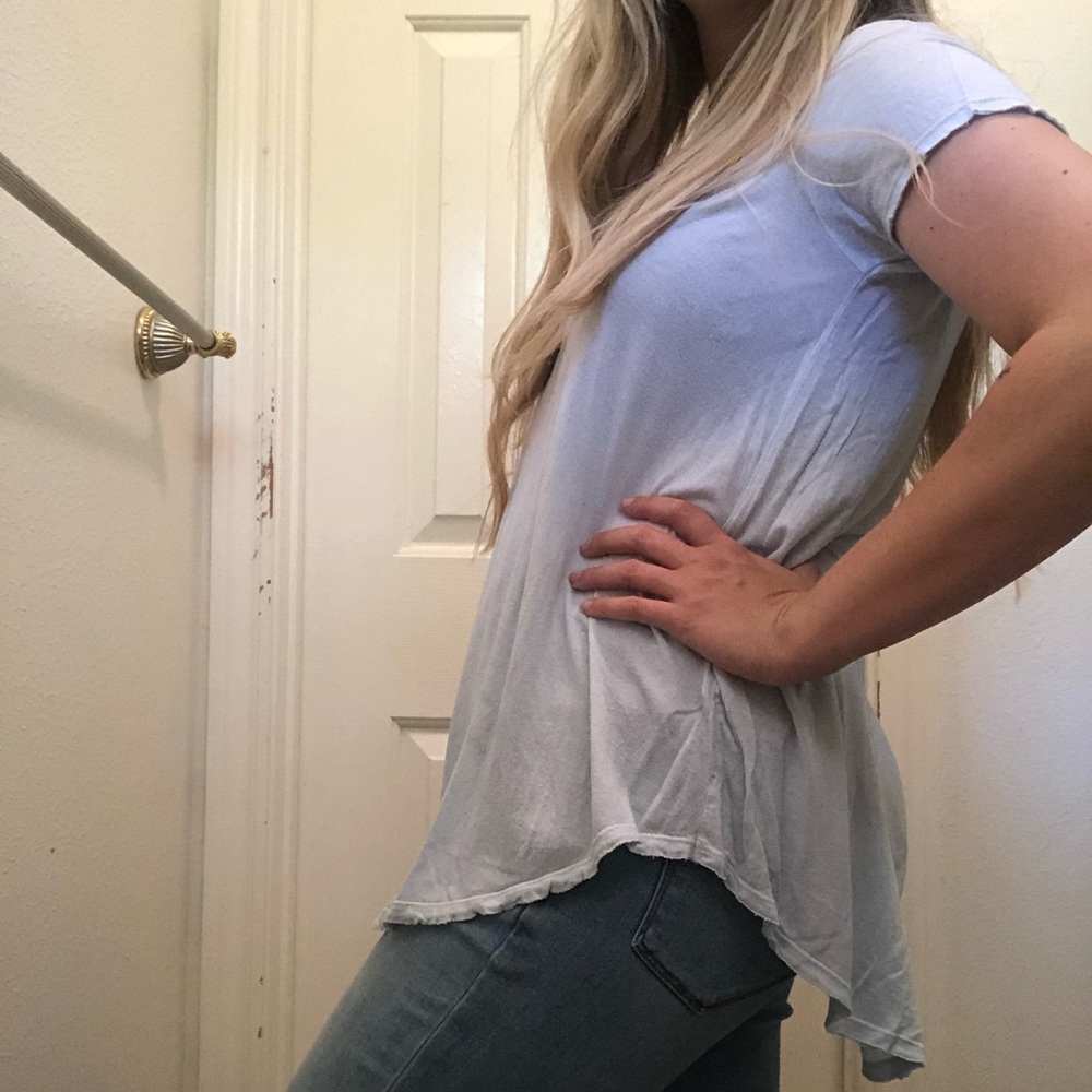 Urban outfitters baby blue breezy top